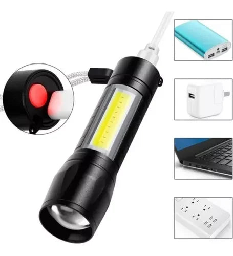 Linterna Tactica Linterna Led Recargable